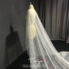 Long Train Bling Bling Lace Wedding Cape With Lace Edge DQG1200