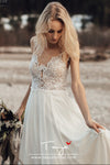 Bohemian Chiffon Wedding Dresses Vestido De Noivas Chic DW202