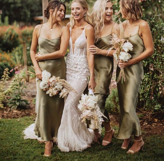 Modest Short Summer Bridesmaid Dress