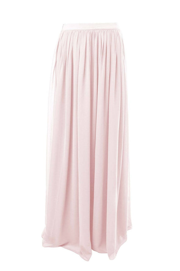 Forest Green Chiffon Long Bridesmaid Skirt