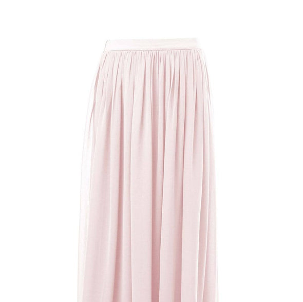 Forest Green Chiffon Long Bridesmaid Skirt