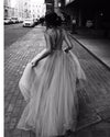 Prom Dress Long Homecoming Dress Wedding Guest Tulle Dress