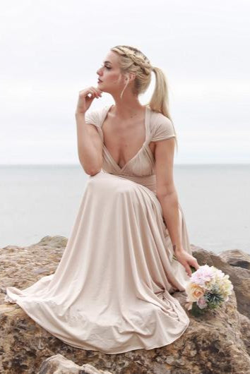 Long Maxi Bridesmaid Dress Engagement Photo Dress 03161606