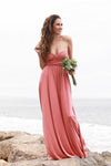 Long Maxi Bridesmaid Dress Engagement Photo Dress 03161606