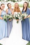 Dusty Blue Bridesmaid Dress infinity dress
