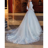 A-Line Wedding Dresses Long Sleeve Country Formal with Appliques