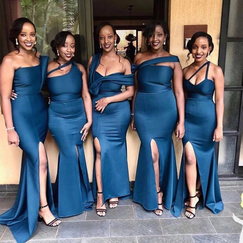 Navy Blue Sexy Mermaid Bridesmaid Dresses - Navy Blue Sexy Mermaid Bridesmaid Dresses -