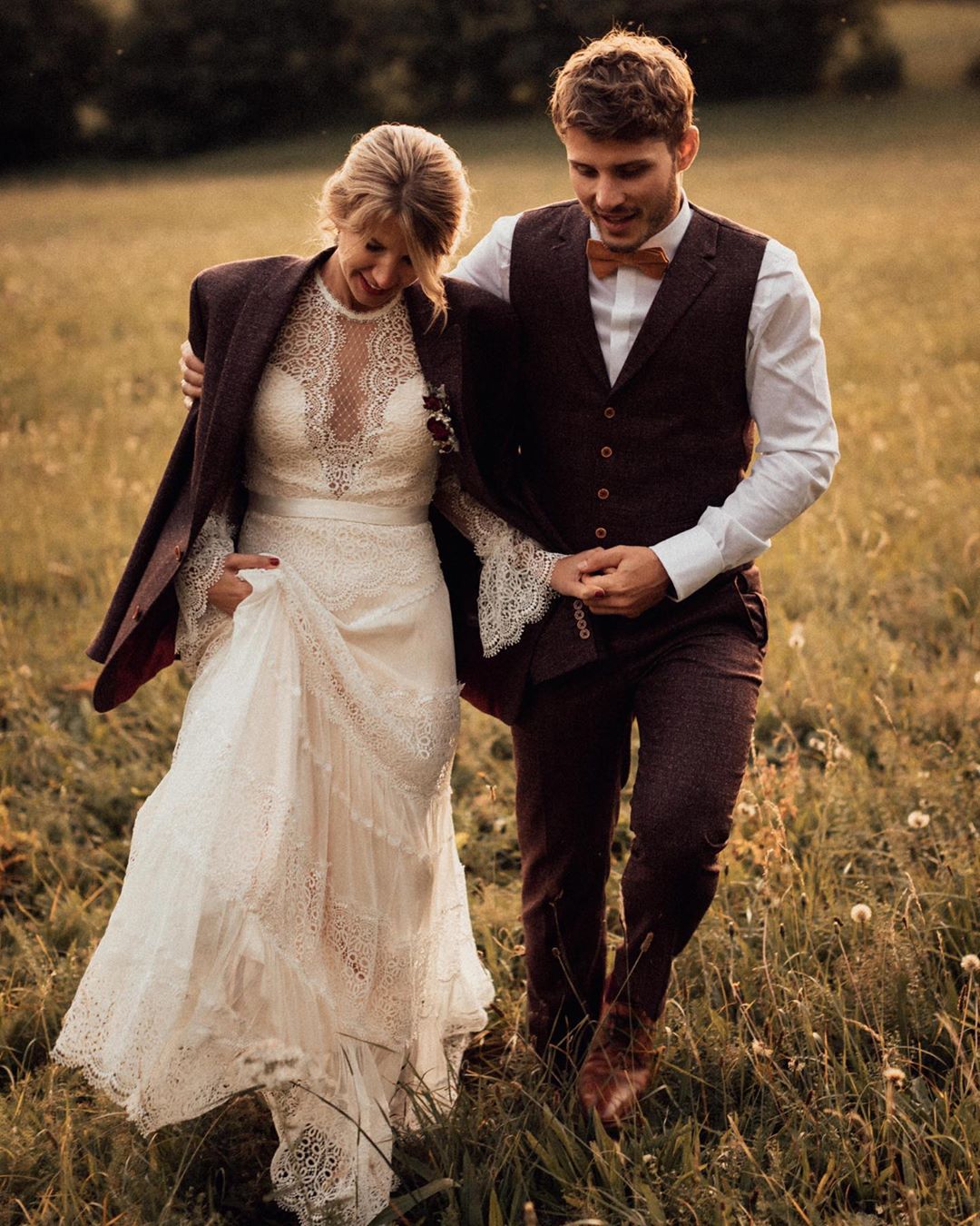 Long Sleeves Lace Wedding Dresses Bohemian Bridal Gown – TANYA BRIDAL Long Sleeves Lace Wedding Dresses Bohemian Bridal Gown – TANYA BRIDAL