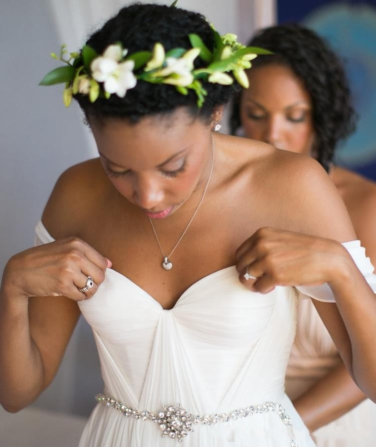 White Beach Wedding Dresses A-Line with Beaded Waist TANYA BRIDAL White Beach Wedding Dresses A-Line with Beaded Waist TANYA BRIDAL