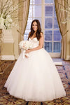Elegant Tulle Sweetheart Ball Gown Wedding Dresses