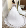 Off-shoulder Princess Ball Gown Wedding Dresses Long Sleeve